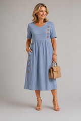 Elvira™ Breezy Striped Summer Dress