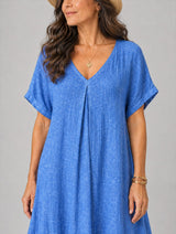 Tamsine™ Soft Blue Everyday Dress