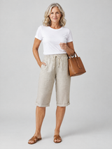 Hulda™ Figure Flattering Linen Shorts