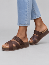 Glenys™ Vegan Leather Flexible Sandals