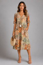 Radiant Floral Dress