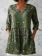 Wilda™ Forest Botanical Longline Blouse