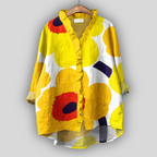 Daffodil™ Retro Poppy Ruffle Tunic