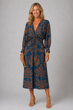 Midnight Blossom Dress
