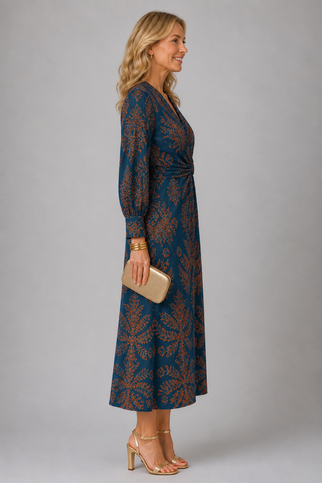 Midnight Blossom Dress