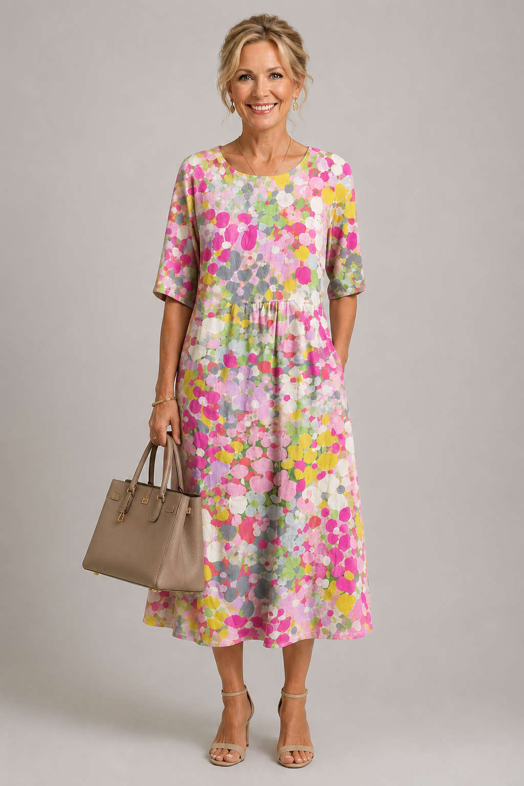 Chérie™ Elegant Midi Dress