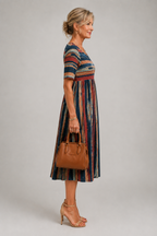 Elegant Noëlle Midi Dress