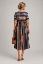 Elegant Noëlle Midi Dress
