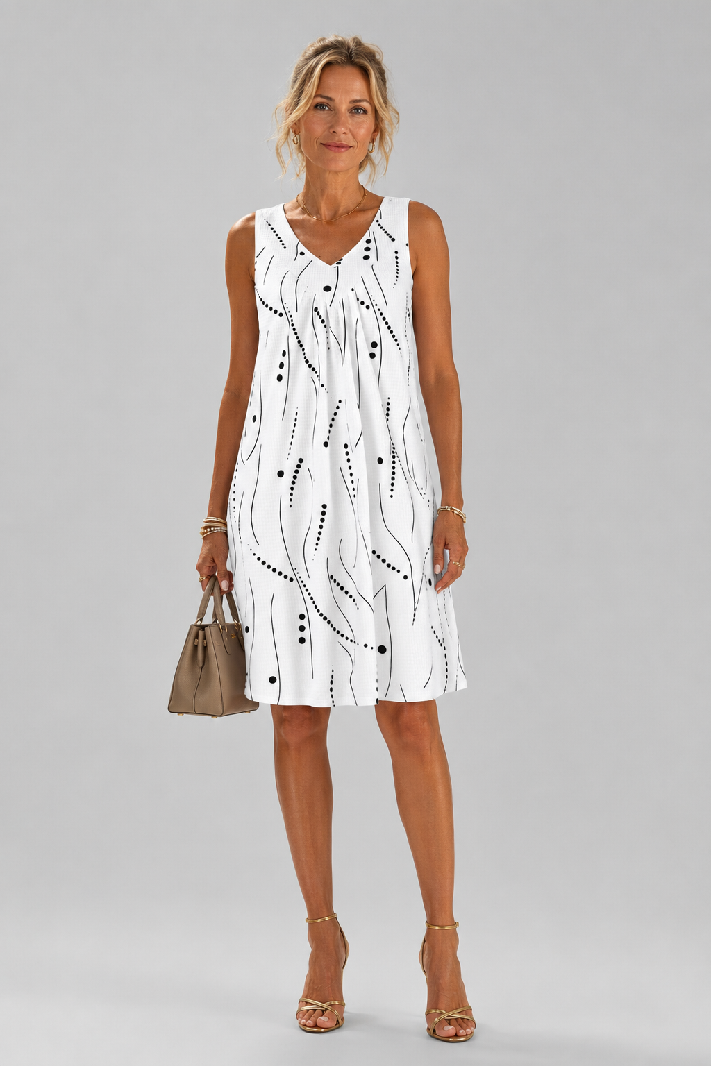 Rianne™ Sleeveless Midi Dress