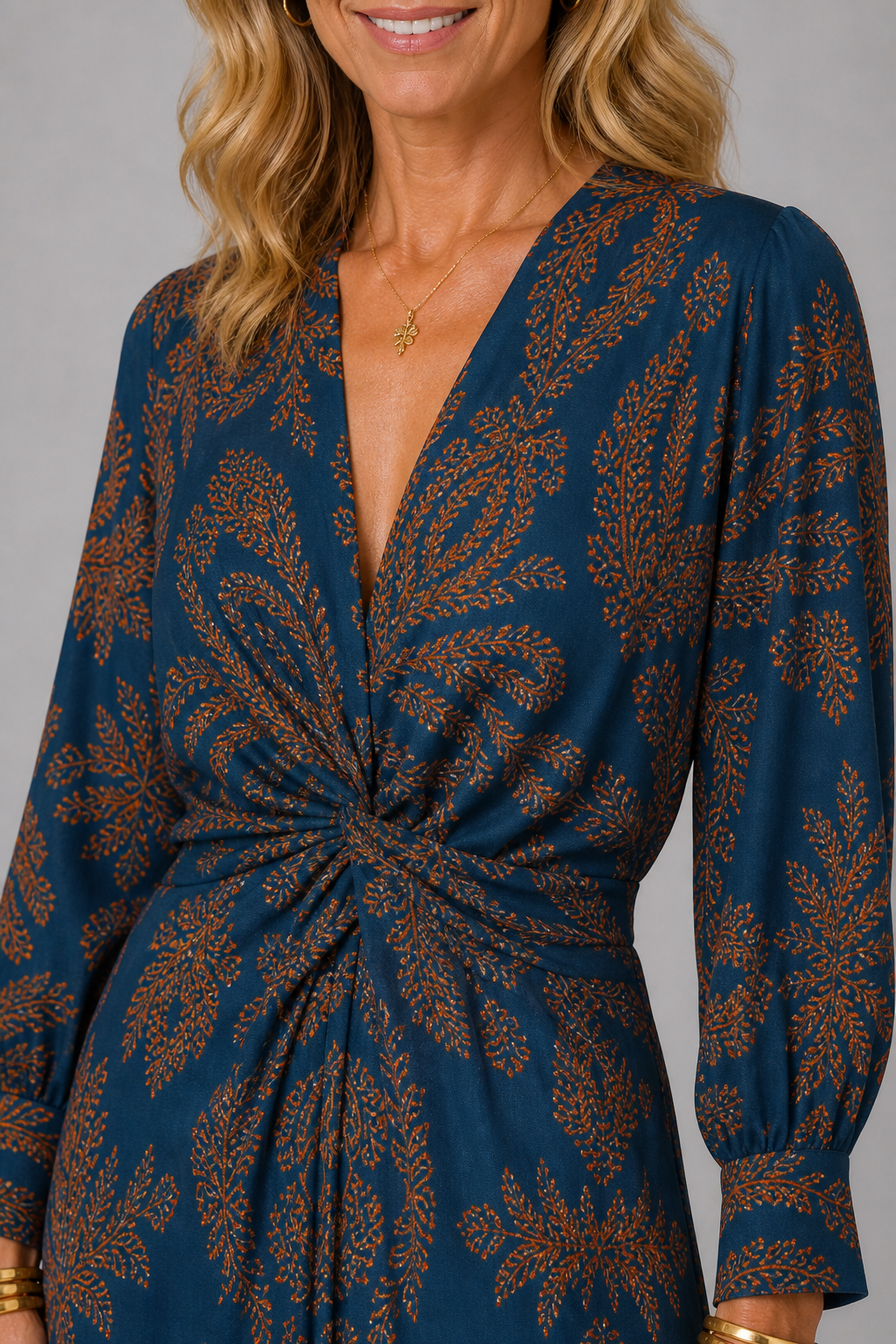 Midnight Blossom Dress