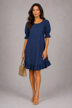 Elegant Sapphire Dress