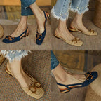 Brenna™ Orthopedic Leather Buckle Sandals