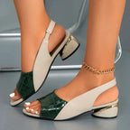 Fleurette sandals in Black