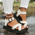 Fern sandals in White