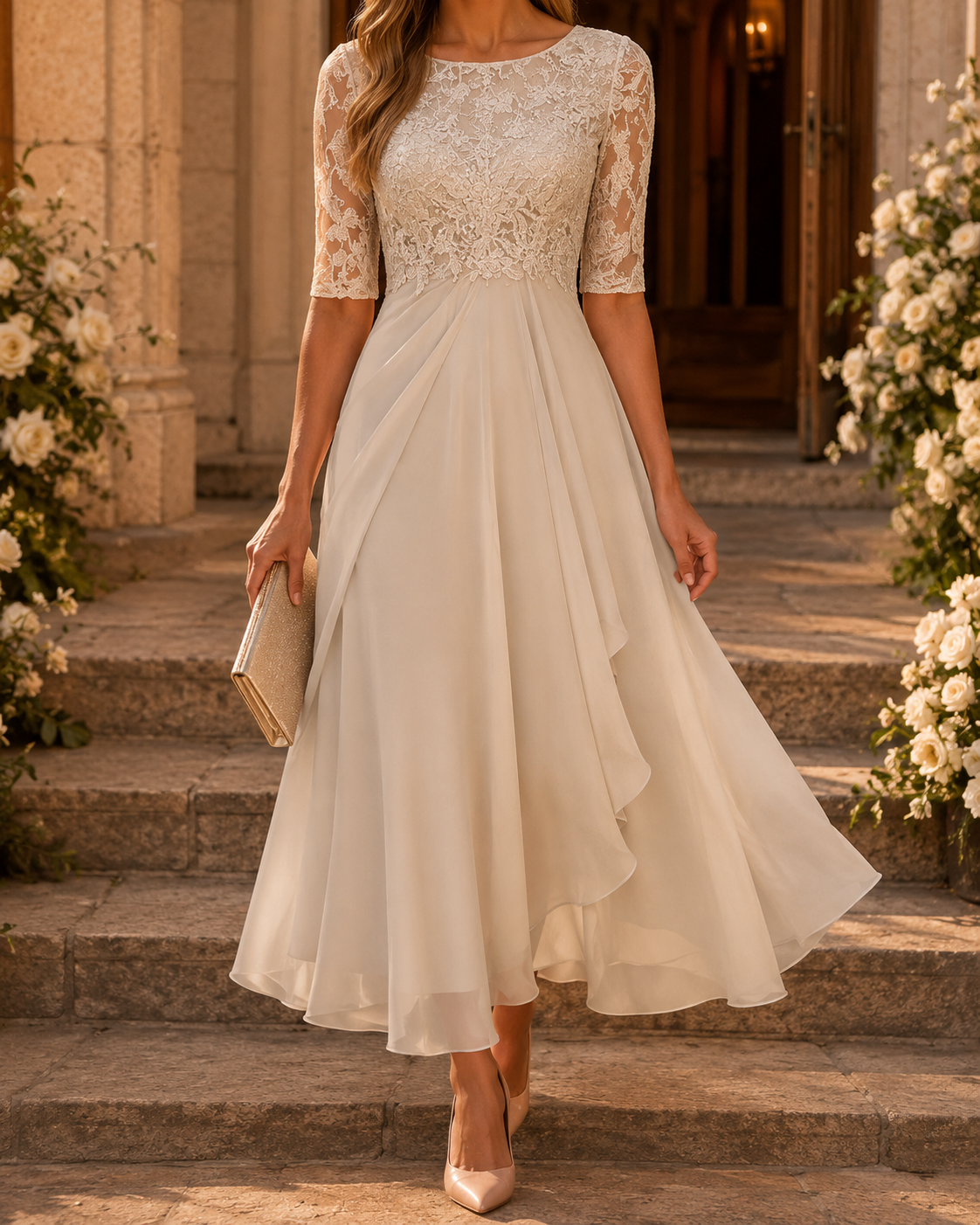 Aurelie dress in Blue