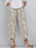 Maudie™ Vintage Bloom Relaxed Pants