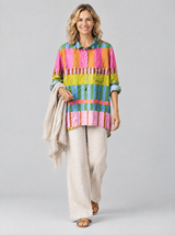 Lolly™ Candy Stripe Colour Block Tunic