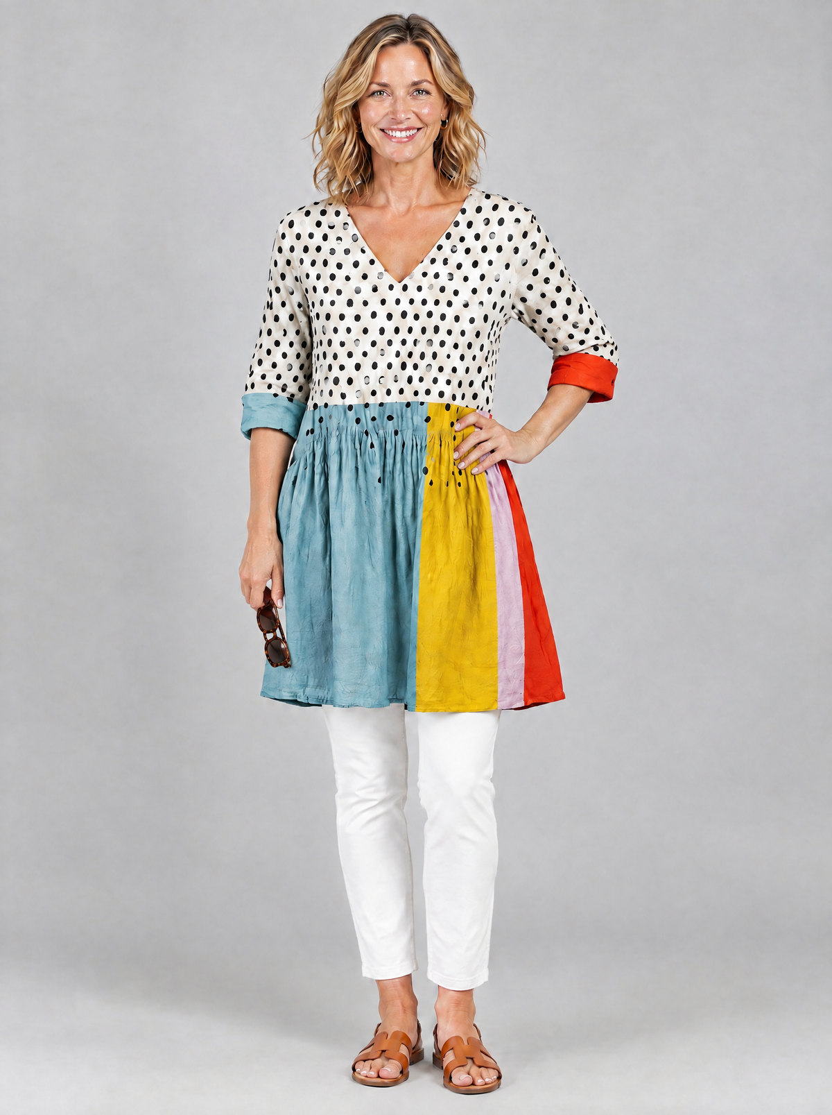 Dottie blouse in Multicolour