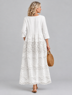 Lorinda dress in Beige