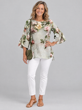 Linette™ Floral Batwing Sleeve Top
