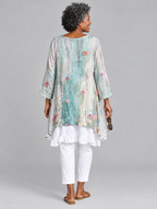 Artemisia blouse in light blue, back view