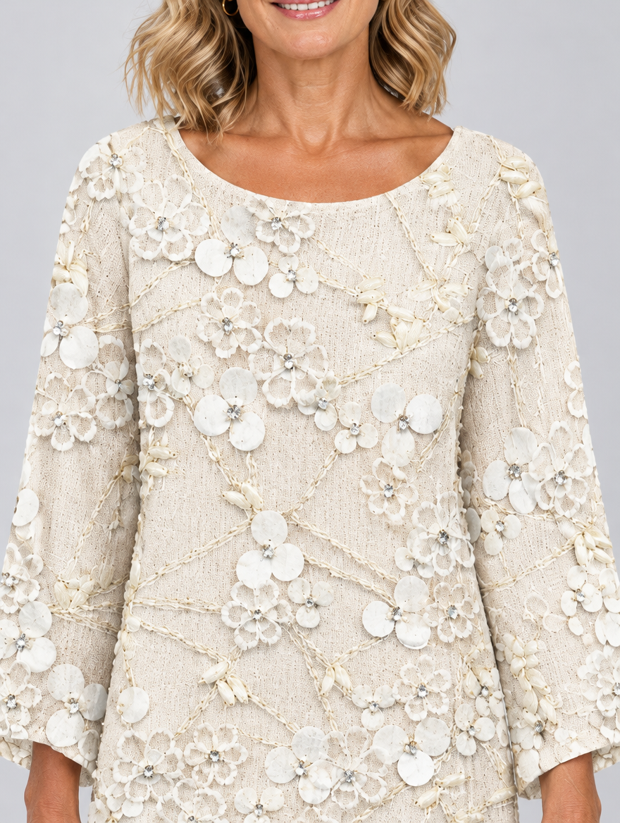 Liesl top in Beige