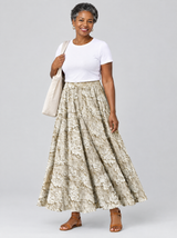 Ottavia™ Floral Lace Print Maxi Skirt