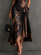 Odette dress in Brown